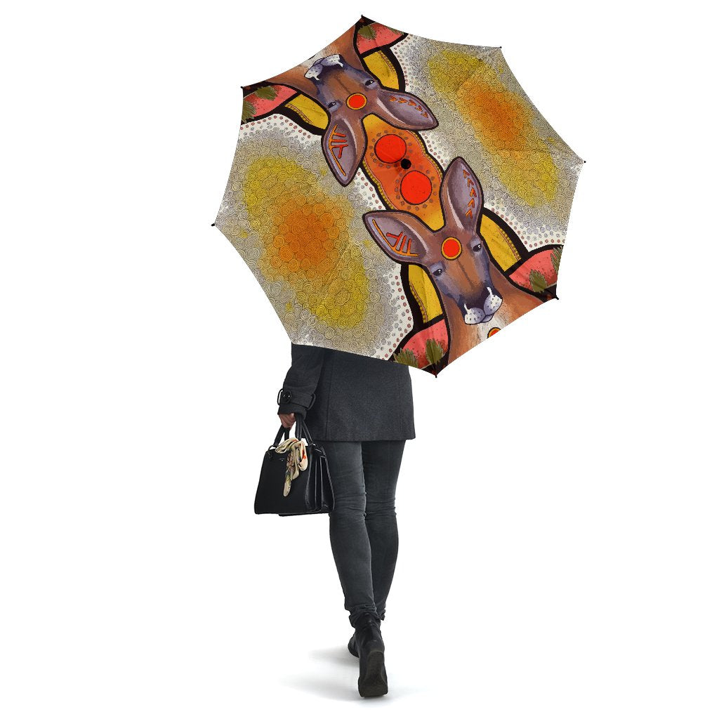 Umbrellas - Kangaroo Umbrellas Aboriginal Patterns Painting