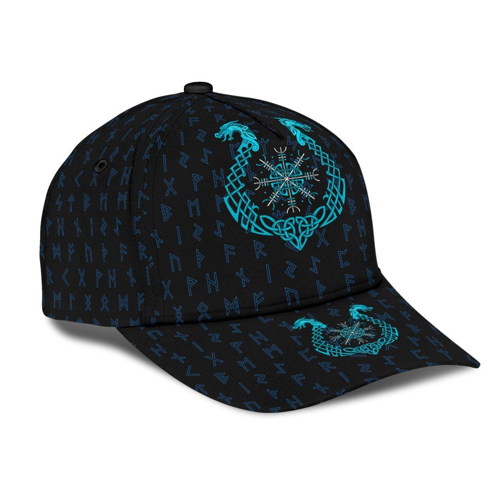 Viking Classic Cap Aegishjalmur Helm Of Awe Blue Edition