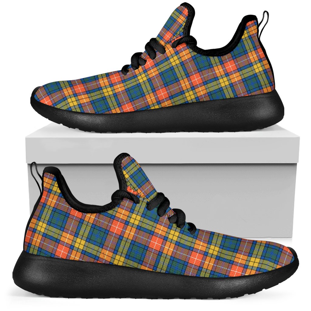 Buchanan Ancient Tartan Plaid Mesh Knit Sneakers