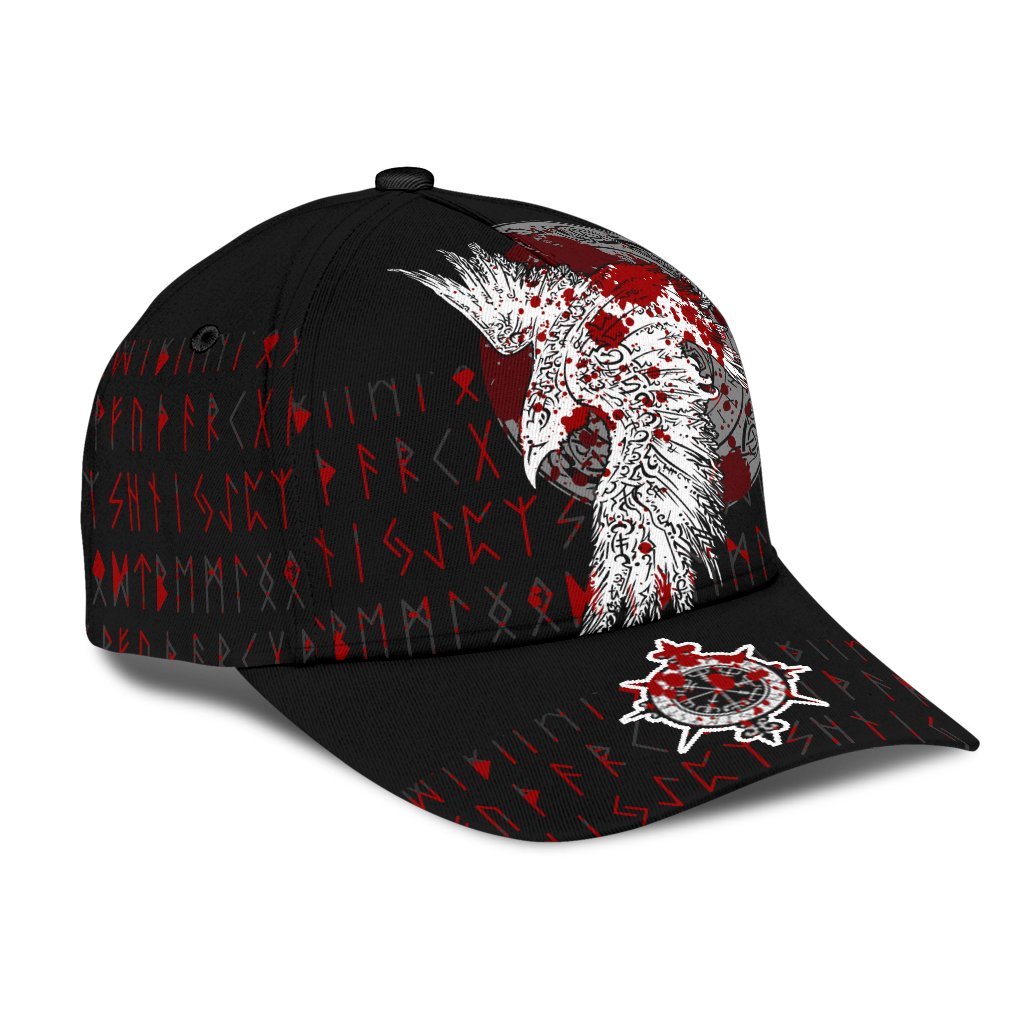 Viking Classic Cap Mystical Raven Tattoo Blood