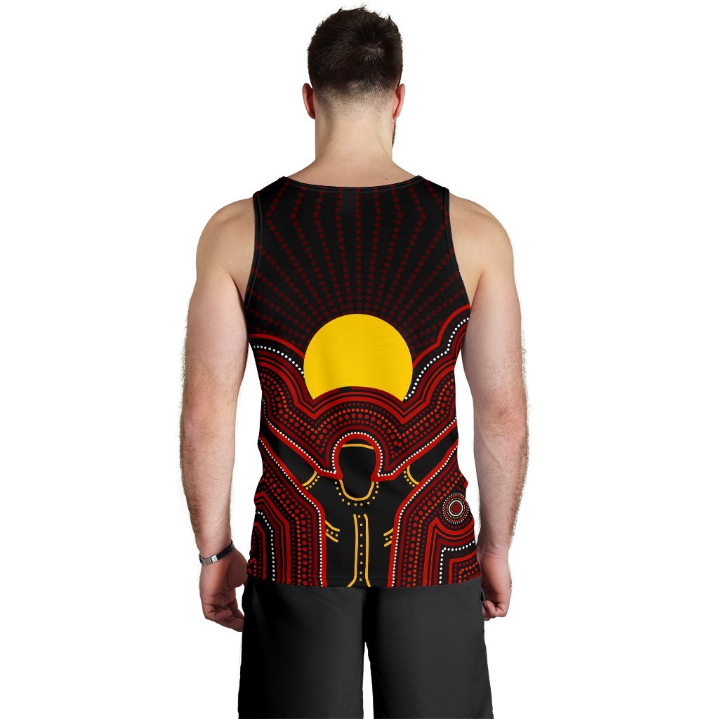 Aboriginal Men's Tank Top - The Sun Always Shines