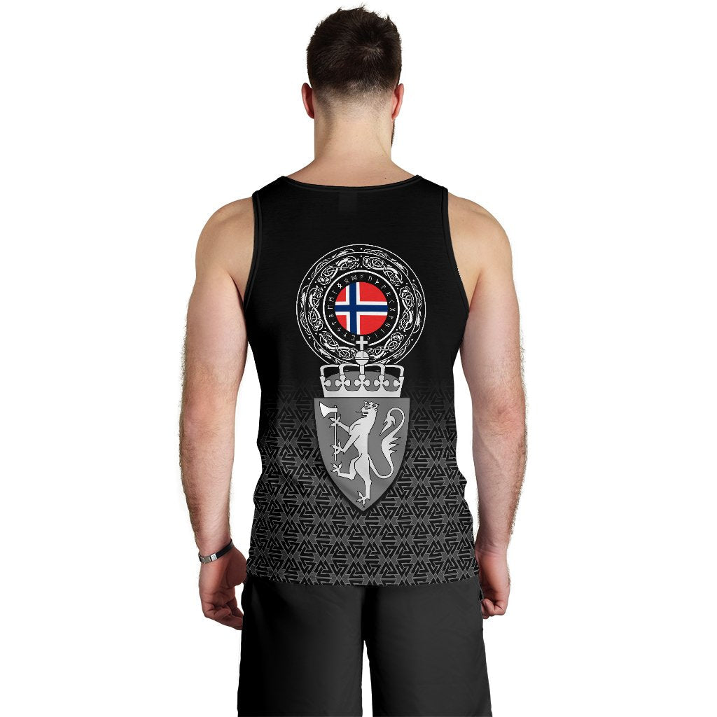 Viking Men's Tank Top Norway Coat Of Arms