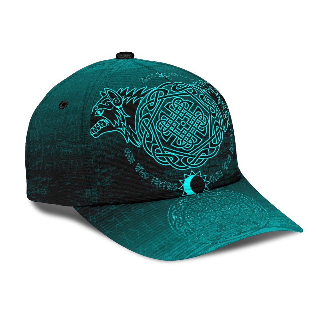 Viking Classic Cap Skoll And Hati Cyan