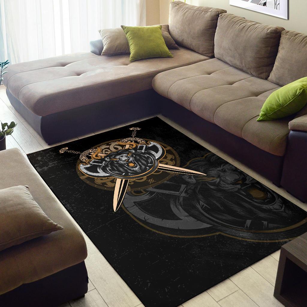 Viking Area Rug Lion