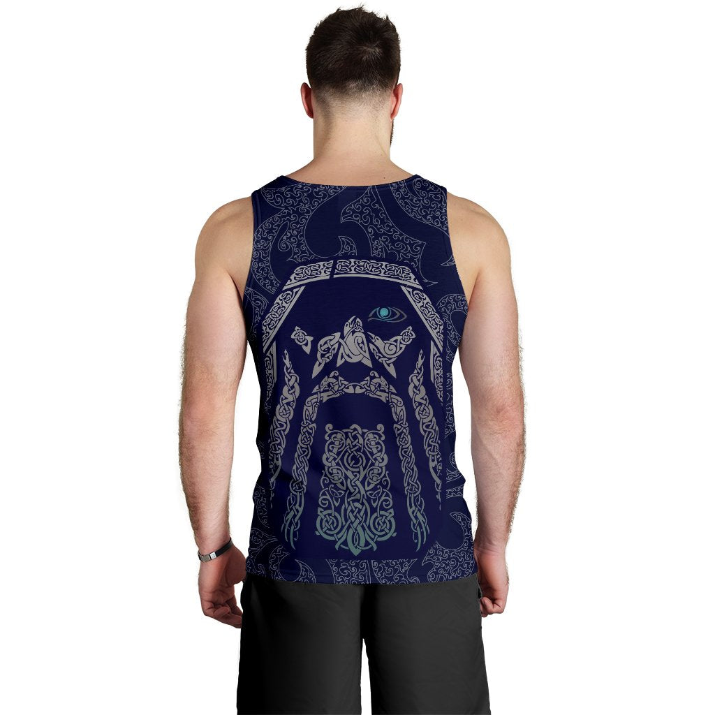 Viking Men's Tank Top Odin God Tattoo