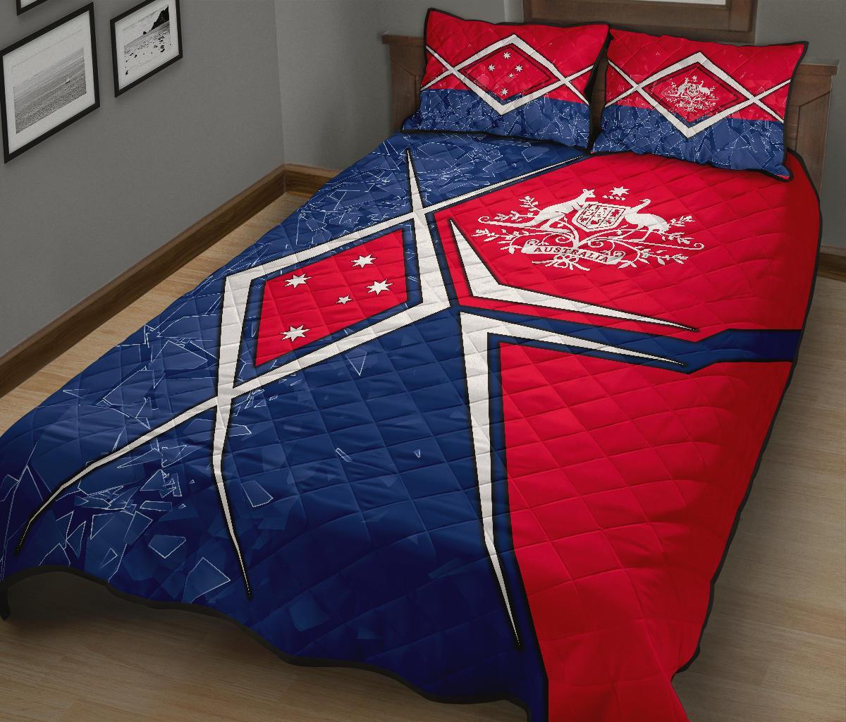 Quilt Bed Set - Aussie Flag