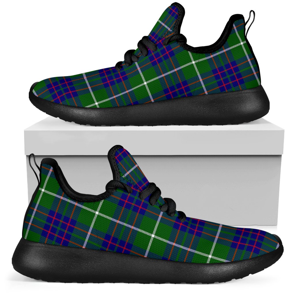 MacIntyre Hunting Modern Tartan Plaid Mesh Knit Sneakers