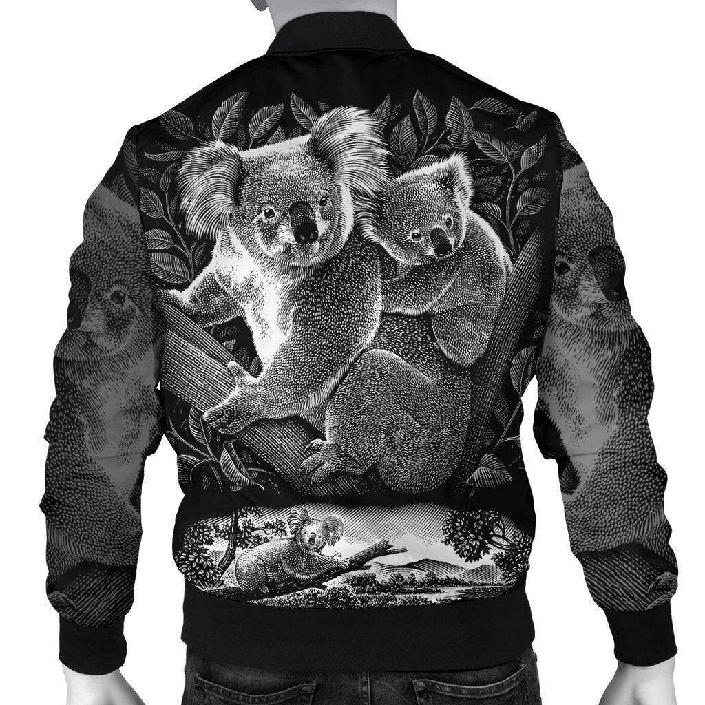 Bomber Jacket - Koala Jacket Family Koala