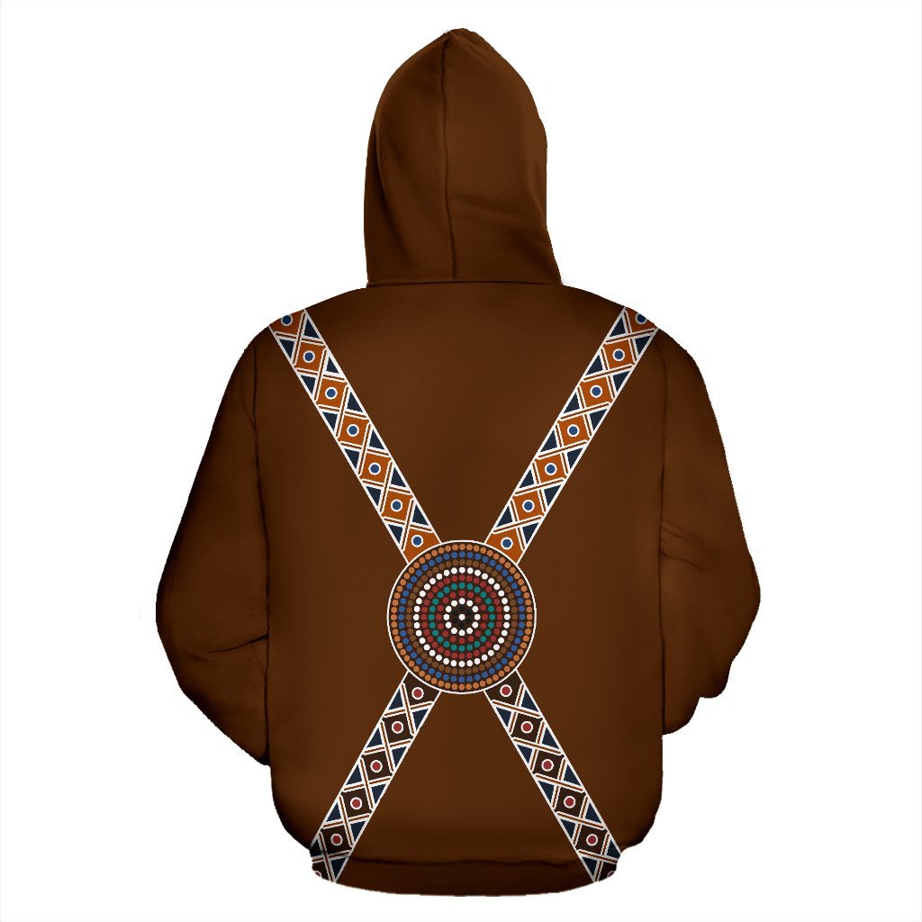 Hoodie - Aboriginal Dot Painting Hoodie Ver01