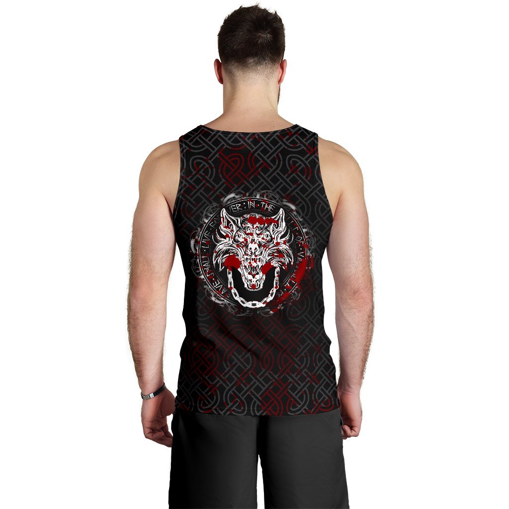 Viking Men's Tank Top Fenrir Viking Blood 3D