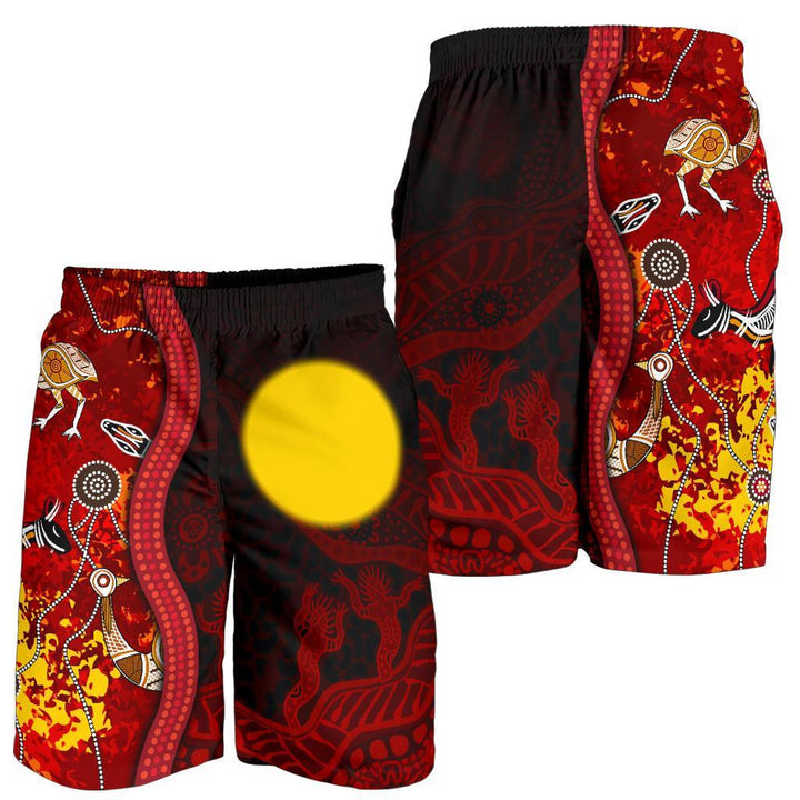 Aboriginal Men's Shorts - Red Indigenous Flag – To The Closet