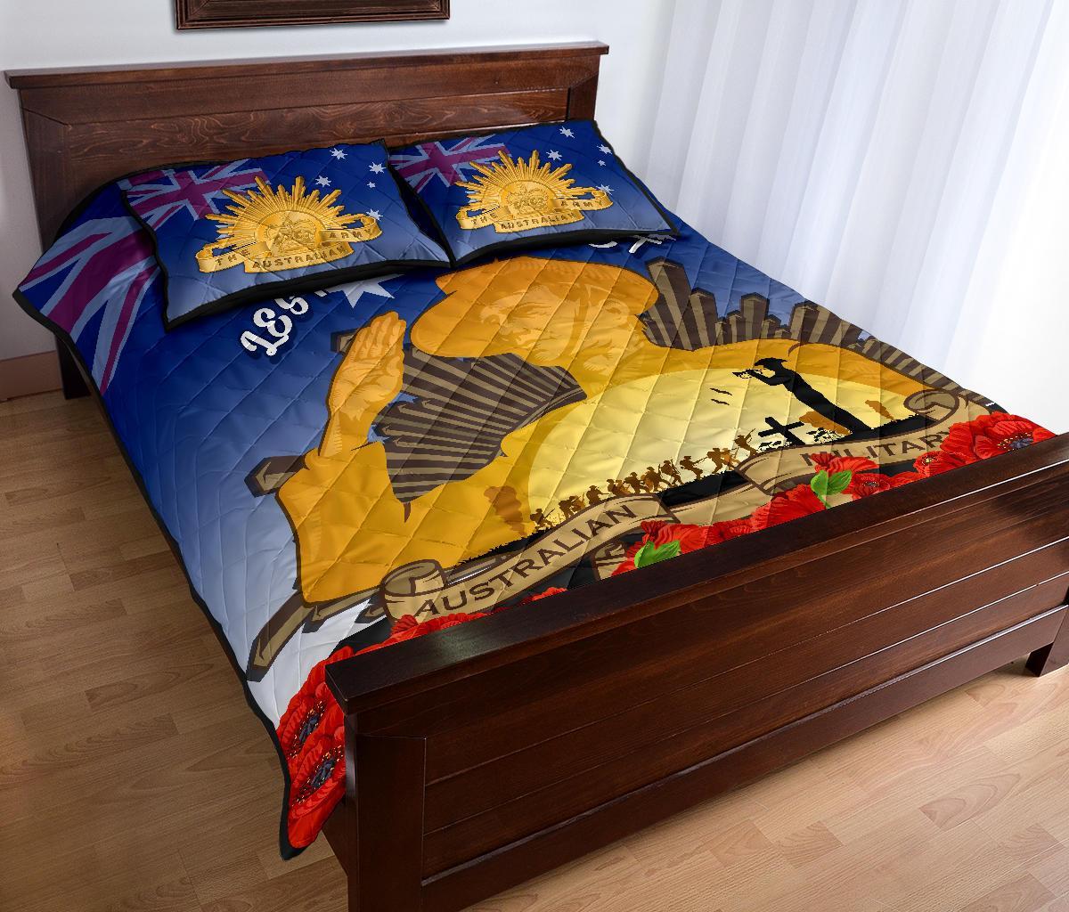 Quilt Bed Set - Australia Anzac Day 2022 And Soldiers