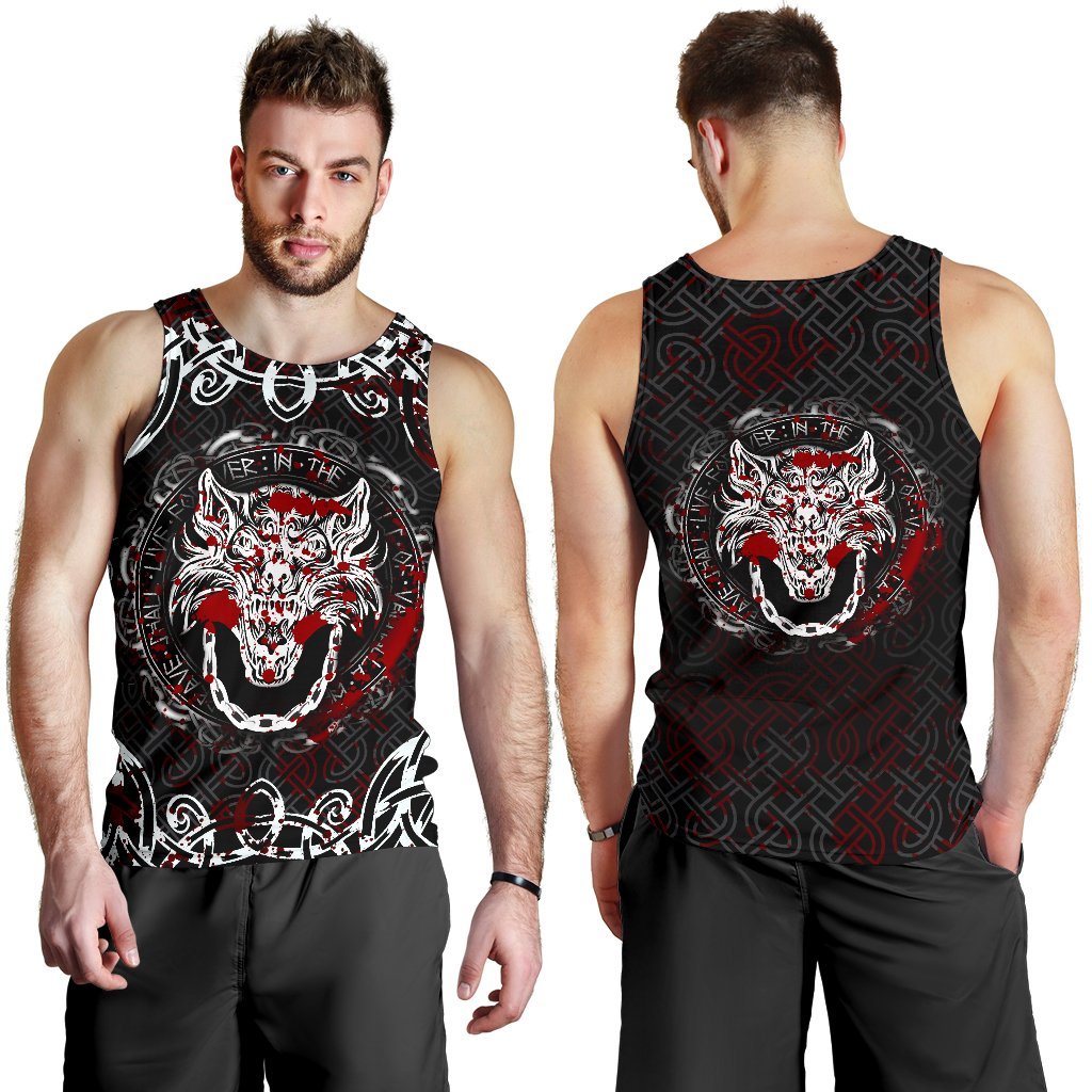 Viking Men's Tank Top Fenrir Viking Blood 3D