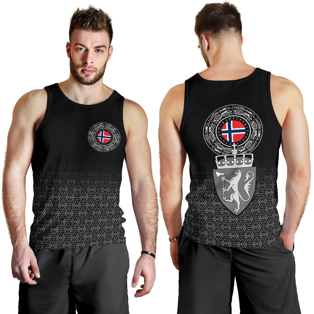 Viking Men's Tank Top Norway Coat Of Arms