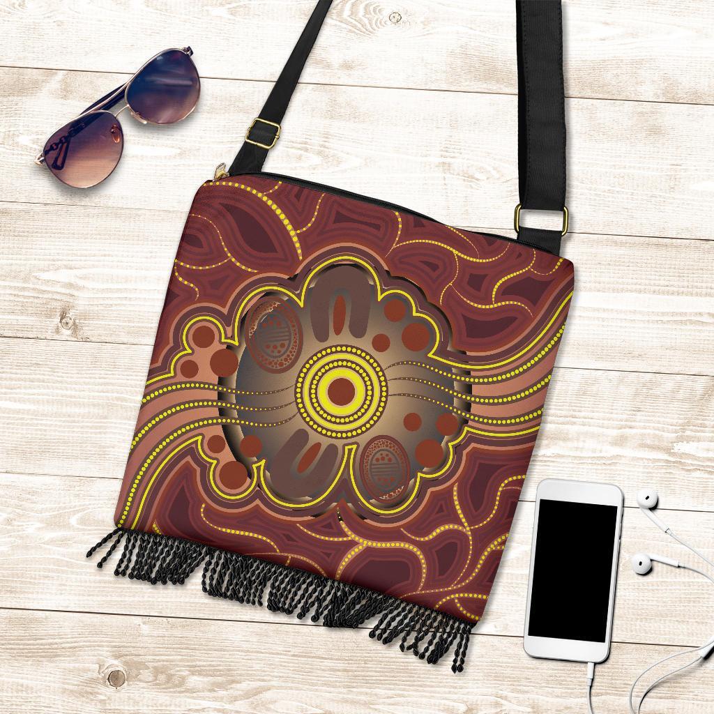 Boho Handbag - Indigenous Patterns Ver03