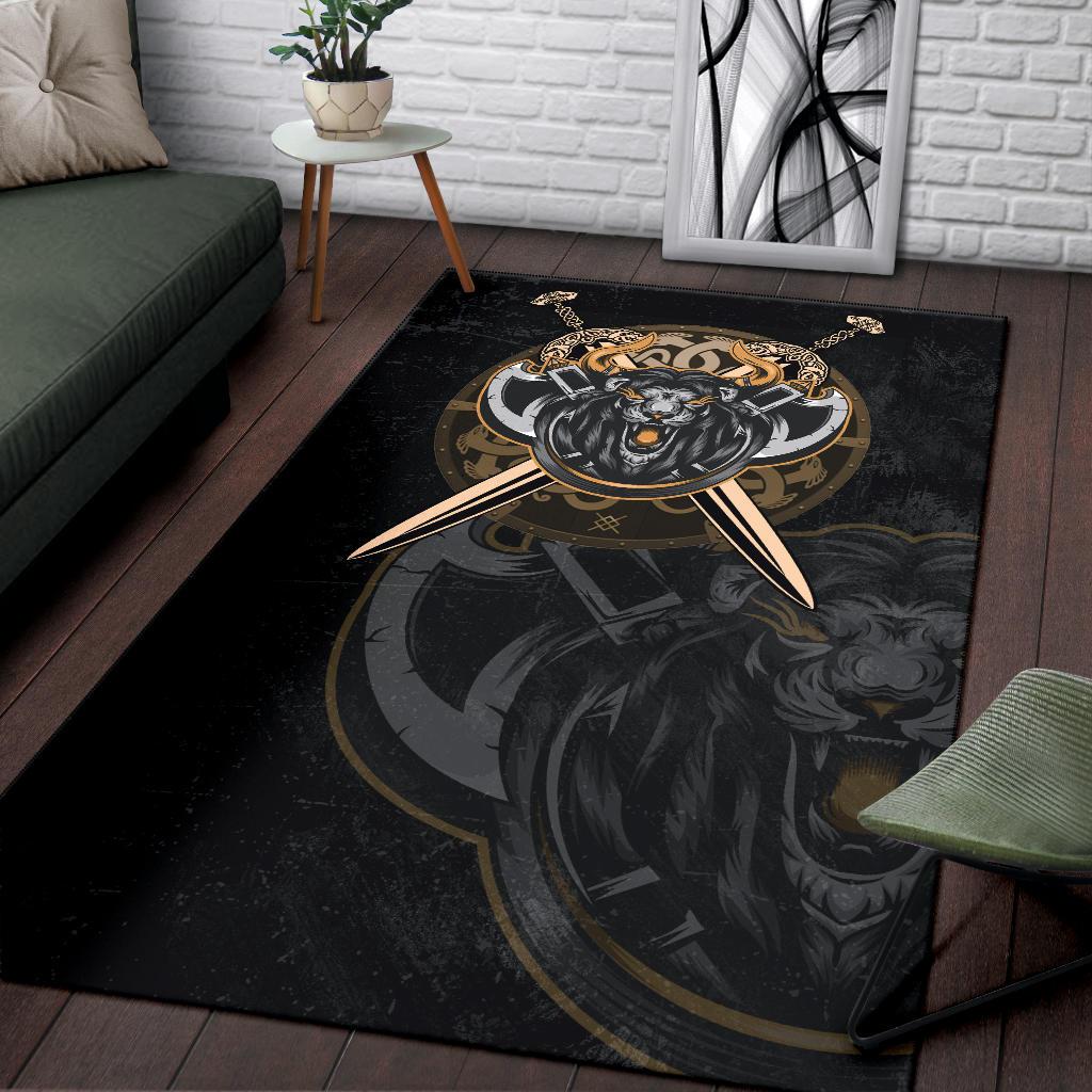 Viking Area Rug Lion