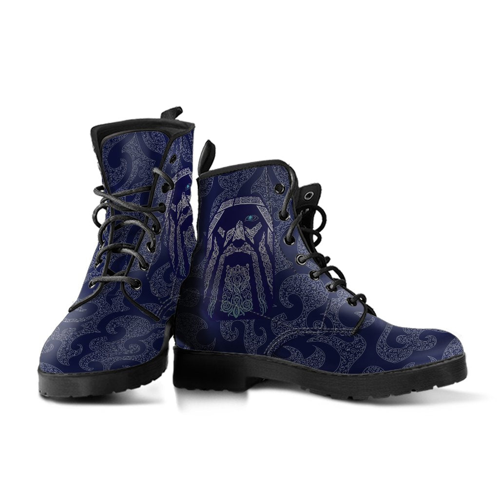 Viking Leather Boots Odin God Tattoo