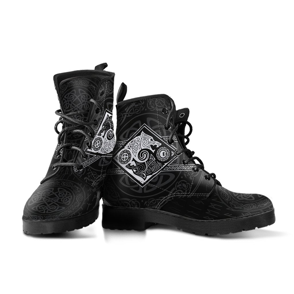 Viking Leather Boots The Wolves Skoll And Hati