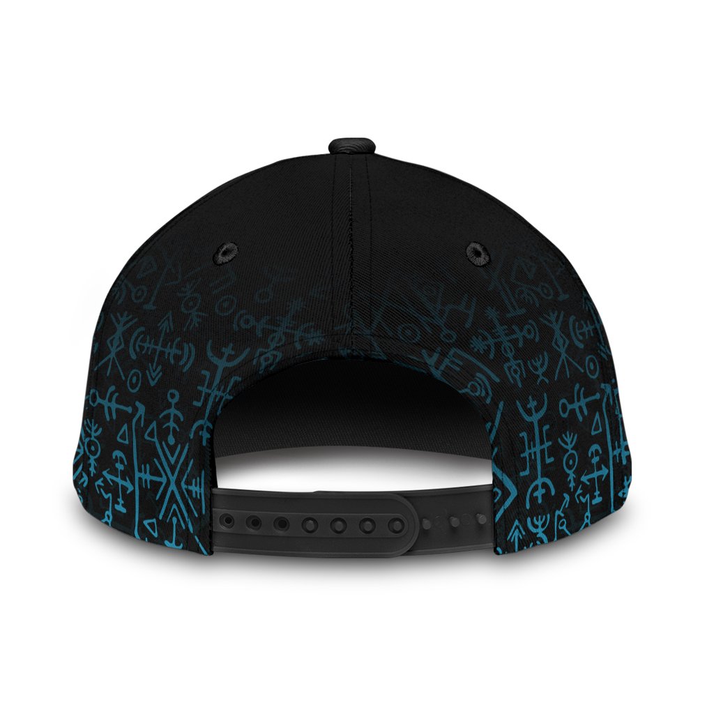 Viking Classic Cap - Raven Celtic Cyan