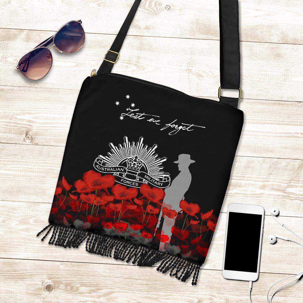 Anzac Day Boho Bag - Remember Them