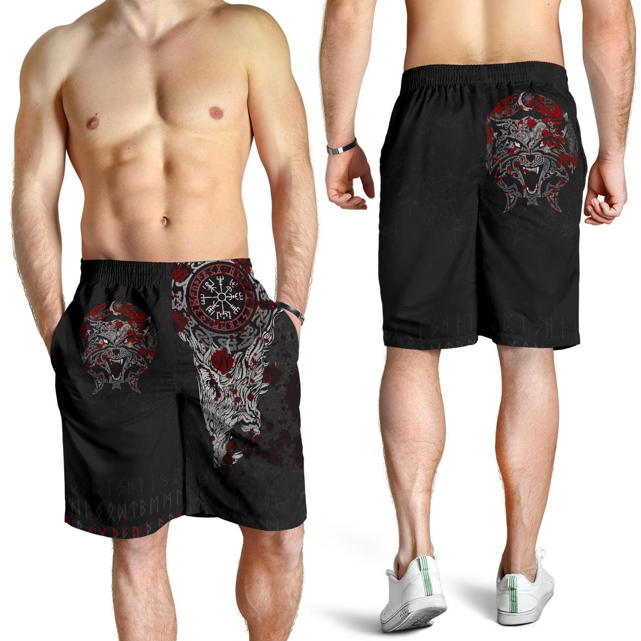 Viking Men's Shorts Fenrir Viking Blood 3D