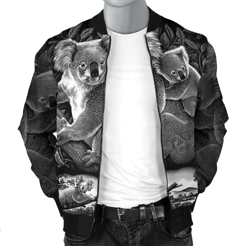 Bomber Jacket - Koala Jacket Family Koala