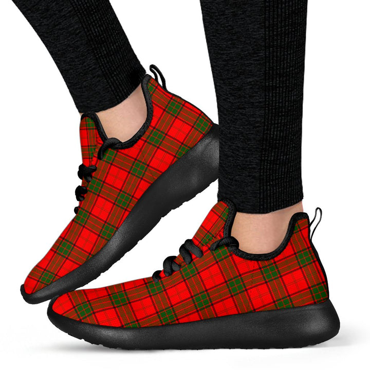 Adair Tartan Plaid Mesh Knit Sneakers