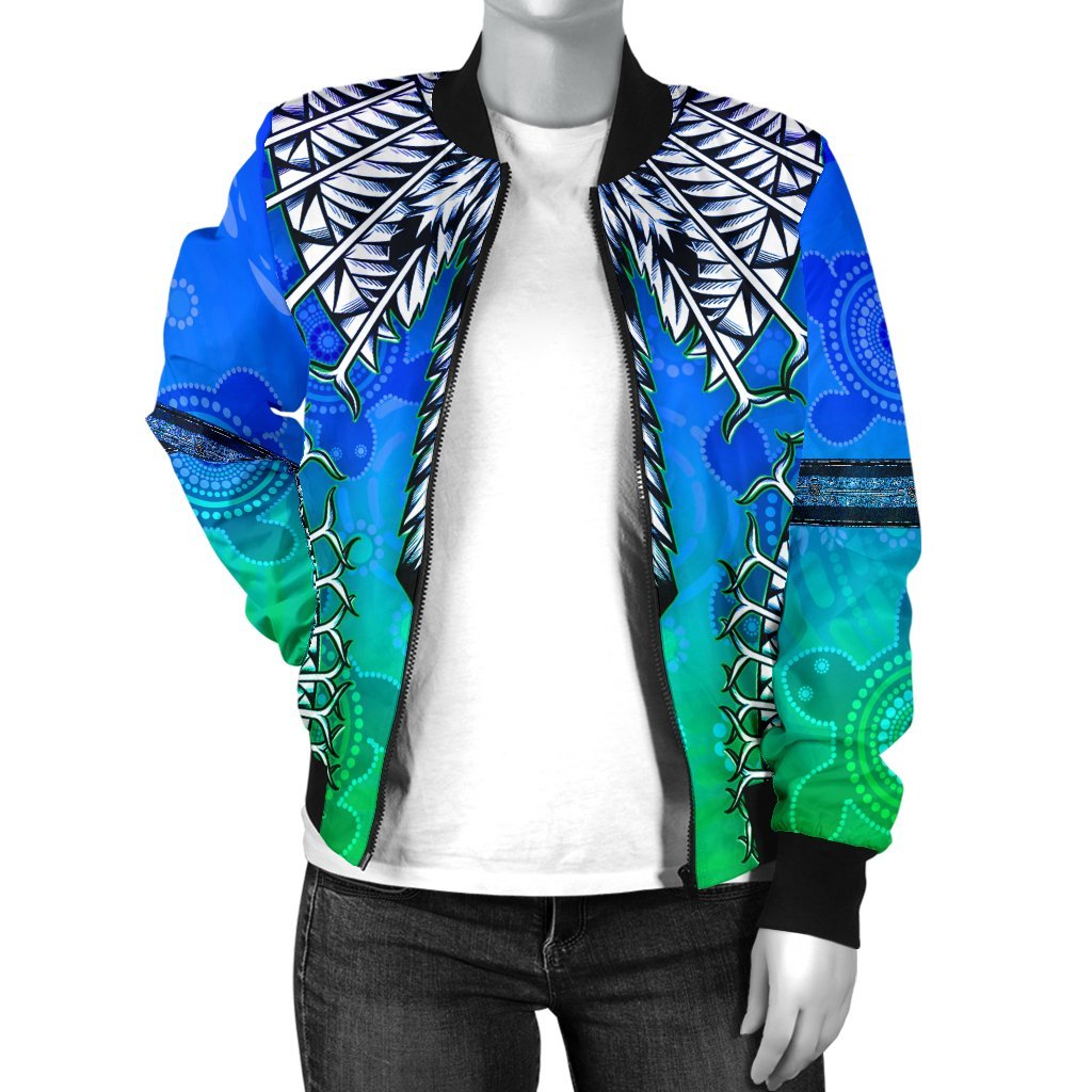 Women Bomber Jacket - Turtle With Dhari Mask Ver 02