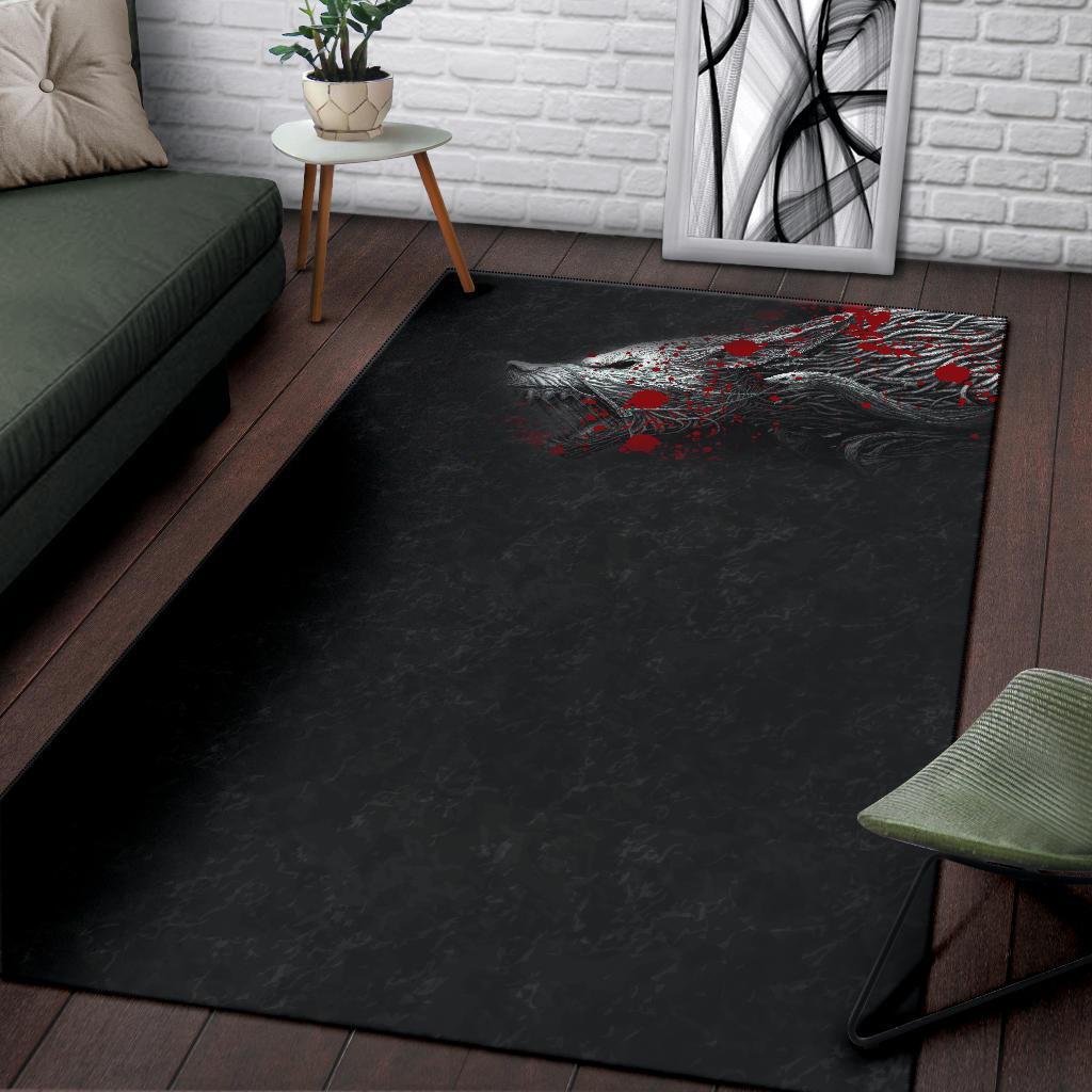 Viking Area Rug Fenrir Blood