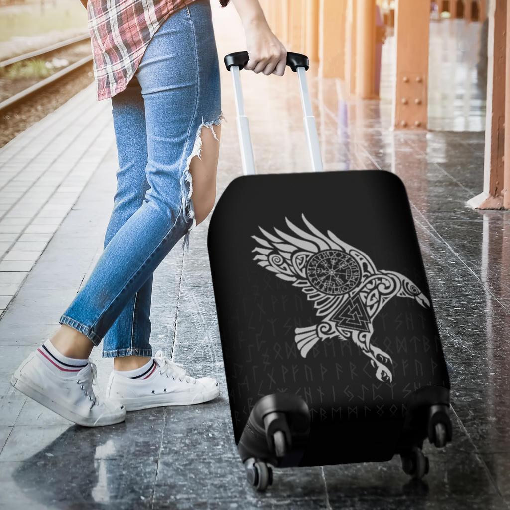 Viking Luggage Cover The Raven Of Odin