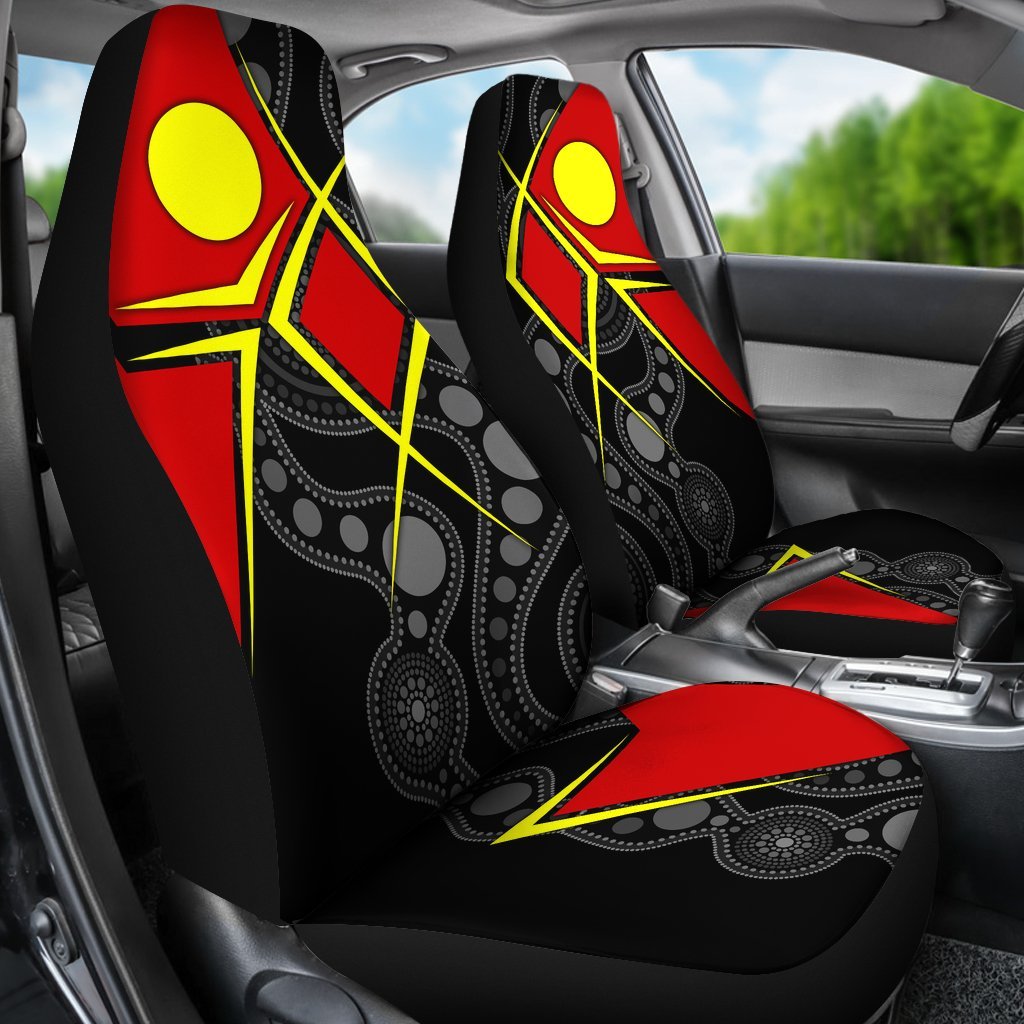 Aboriginal Car Seat Cover - Indigenous Legend