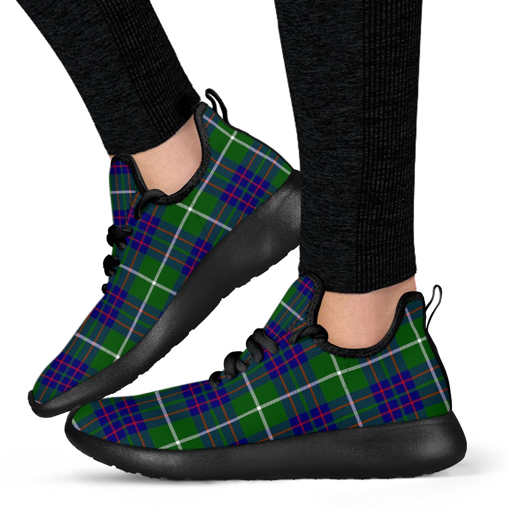 MacIntyre Hunting Modern Tartan Plaid Mesh Knit Sneakers