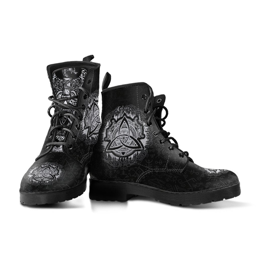 Viking Leather Boots Dragon Celtic