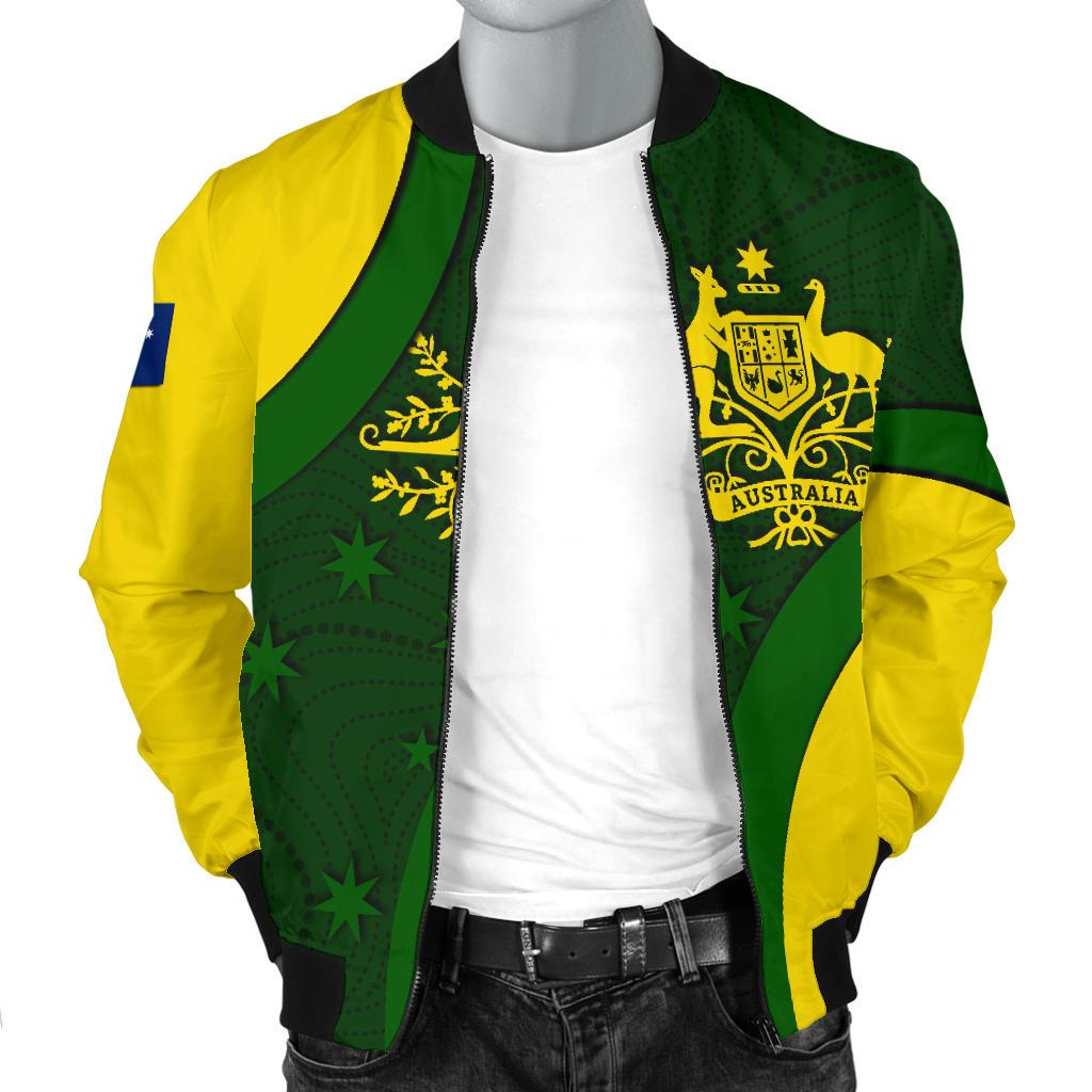 Bomber Jacket - Australia Coat of Arms Jacket National Colors