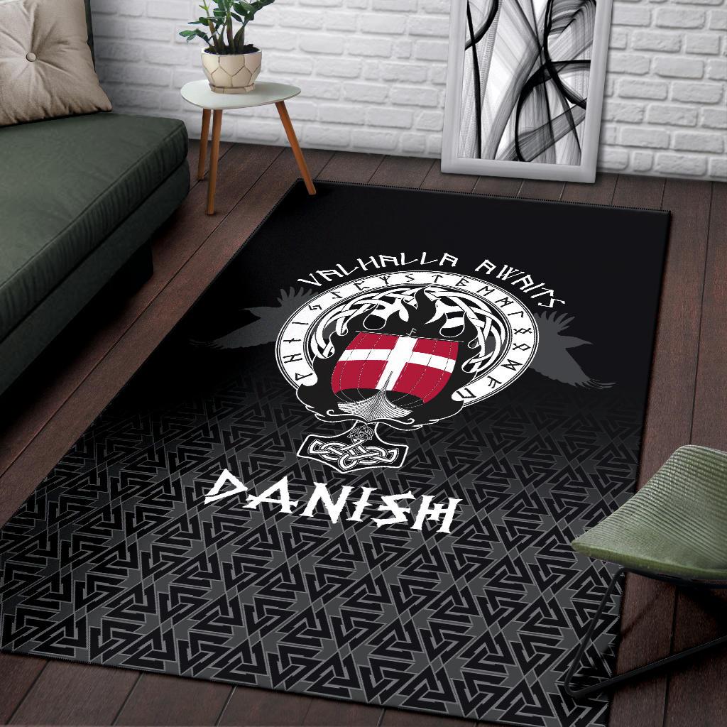 Viking Style Area Rug - Danish Drakkar