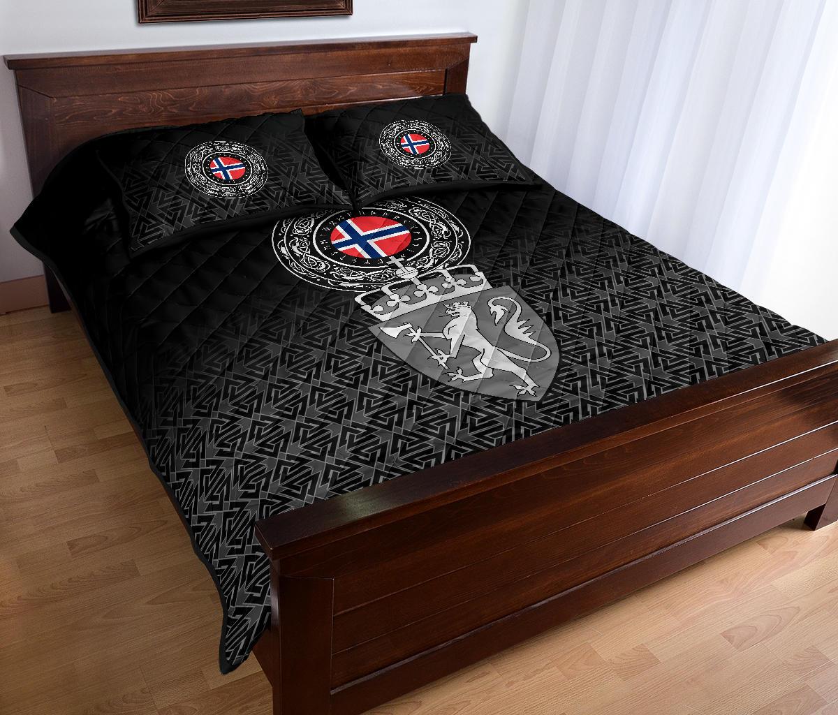 Viking Quilt Bedding Set Norway Coat Of Arms