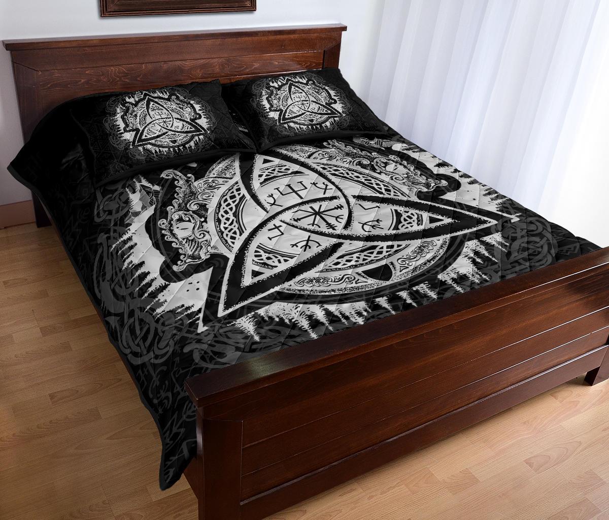 Viking Quilt Bedding Set Dragon Celtic