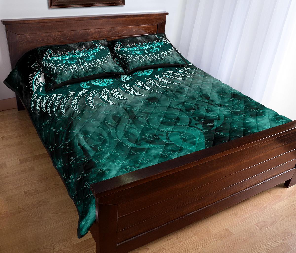 Viking Quilt Bedding Set Drakkar Ship