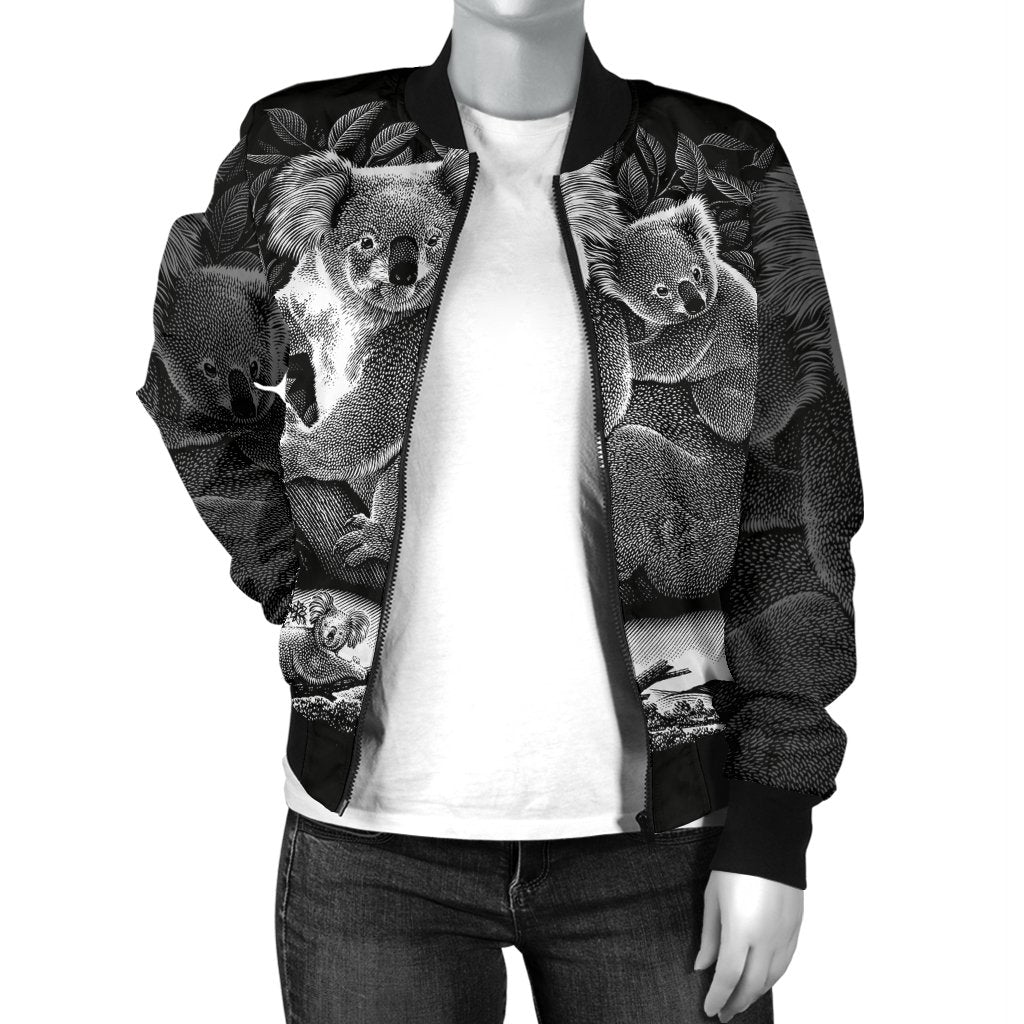 Bomber Jacket - Koala Jacket Family Koala