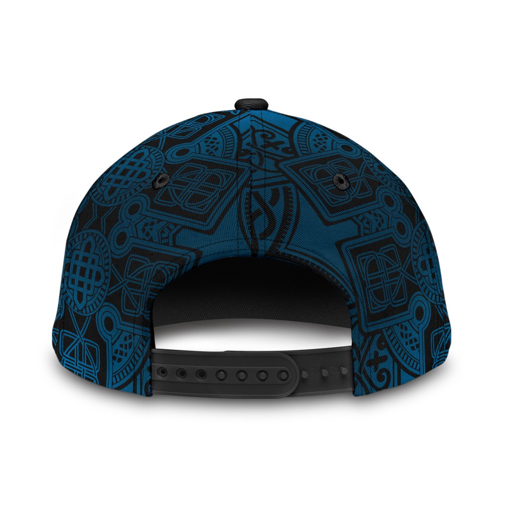 Viking Style Classic Cap - Raven Odin Celtic Cyan