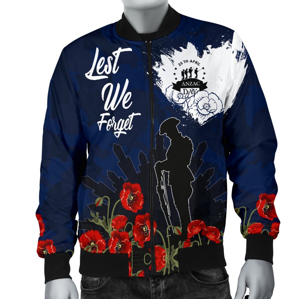 Anzac Day Men Bomber Jacket- Australia Anzac Day 2021