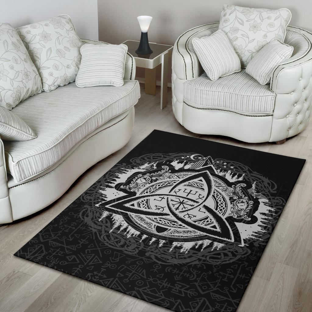 Viking Area Rug Dragon Celtic