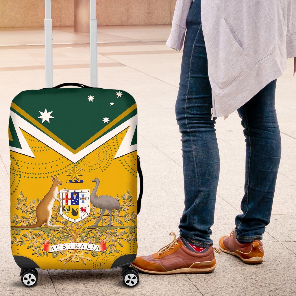 Luggage Covers - Australian Coat Of Arms National Color