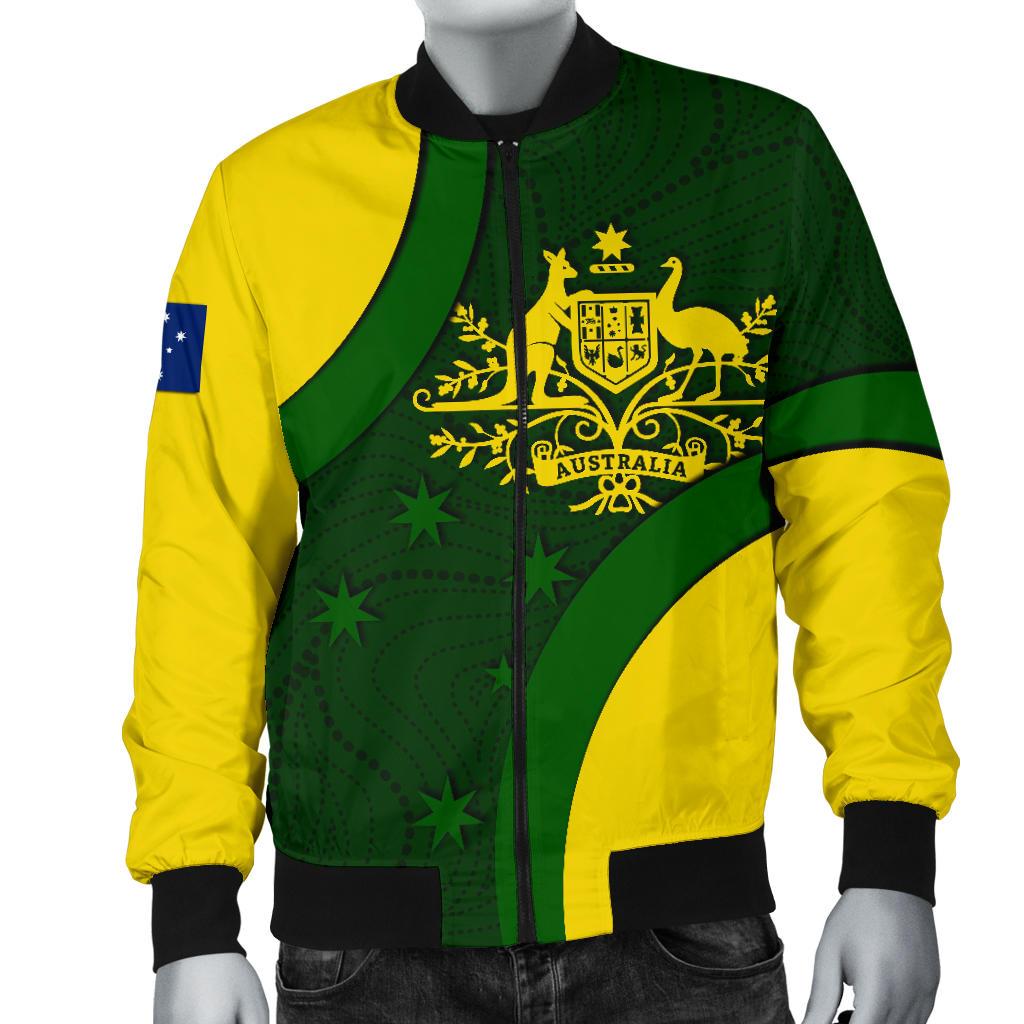 Bomber Jacket - Australia Coat of Arms Jacket National Colors