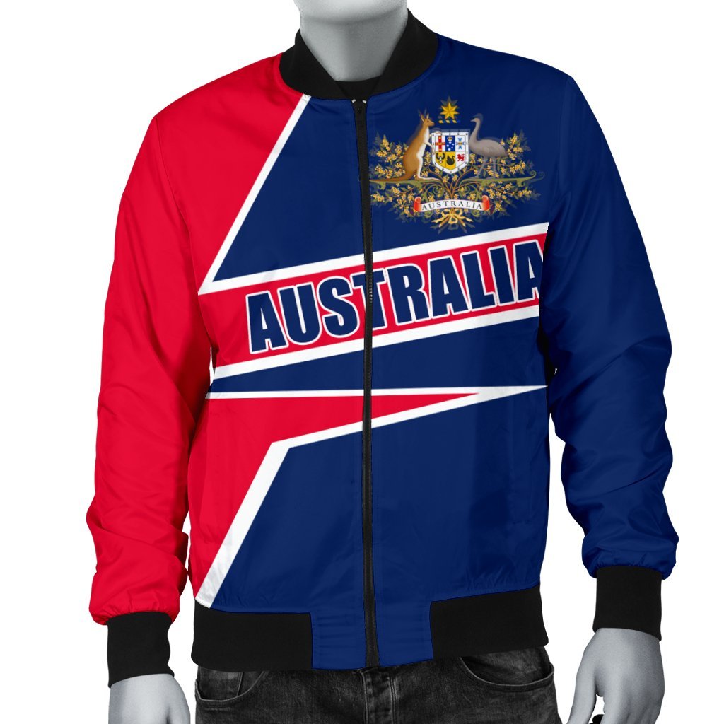 Men Bomber Jacket - Australian's Pride Ver01