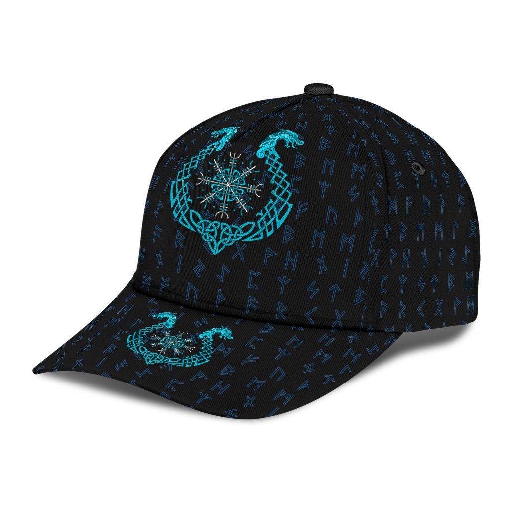 Viking Classic Cap Aegishjalmur Helm Of Awe Blue Edition