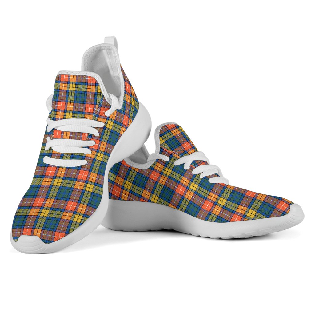 Buchanan Ancient Tartan Plaid Mesh Knit Sneakers