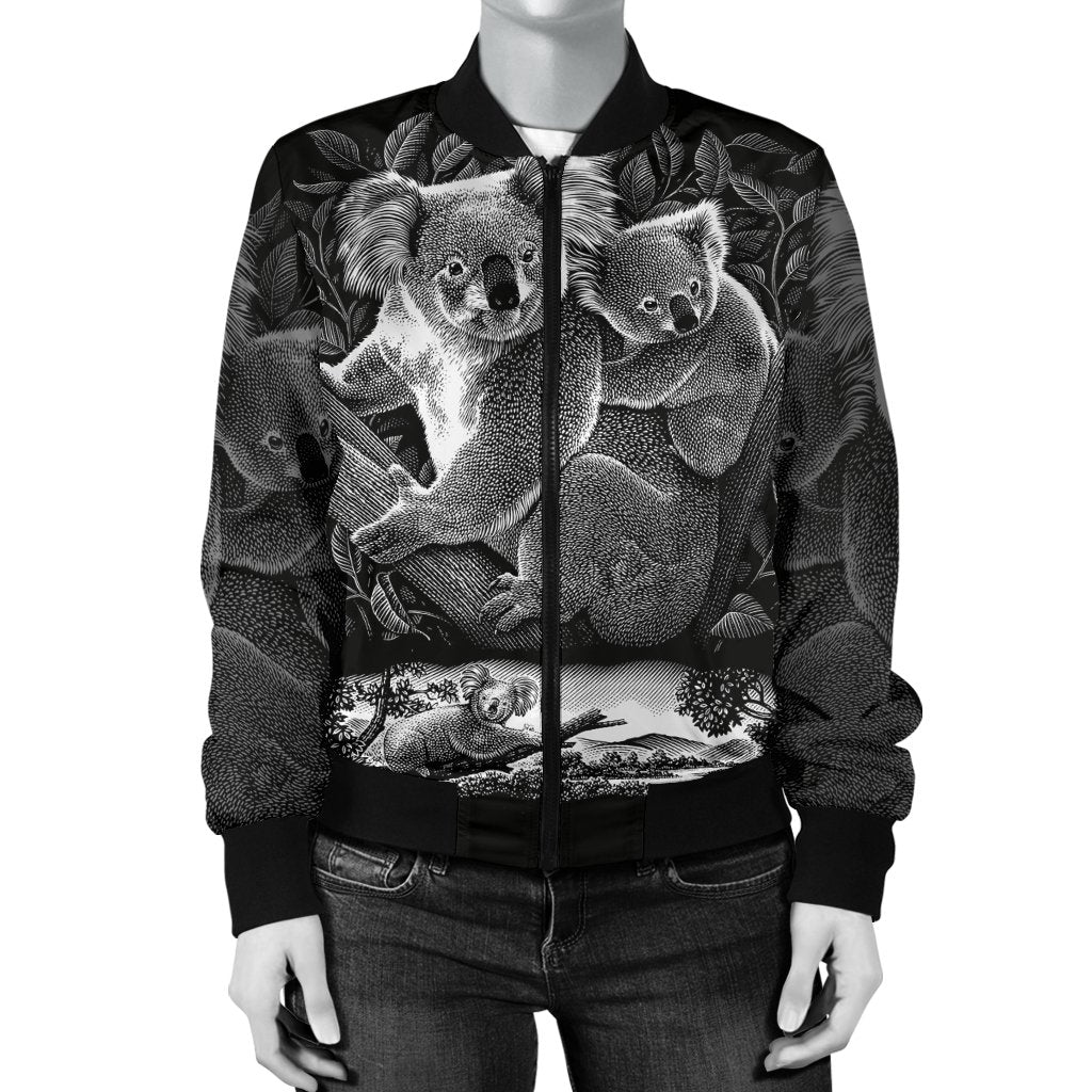 Bomber Jacket - Koala Jacket Family Koala