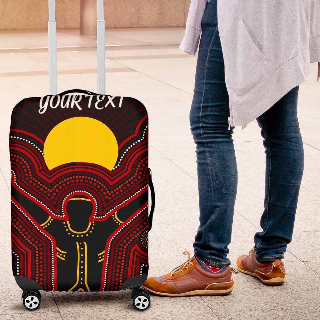 Aboriginal Personalised Luggage Covers - The Sun Always Shines