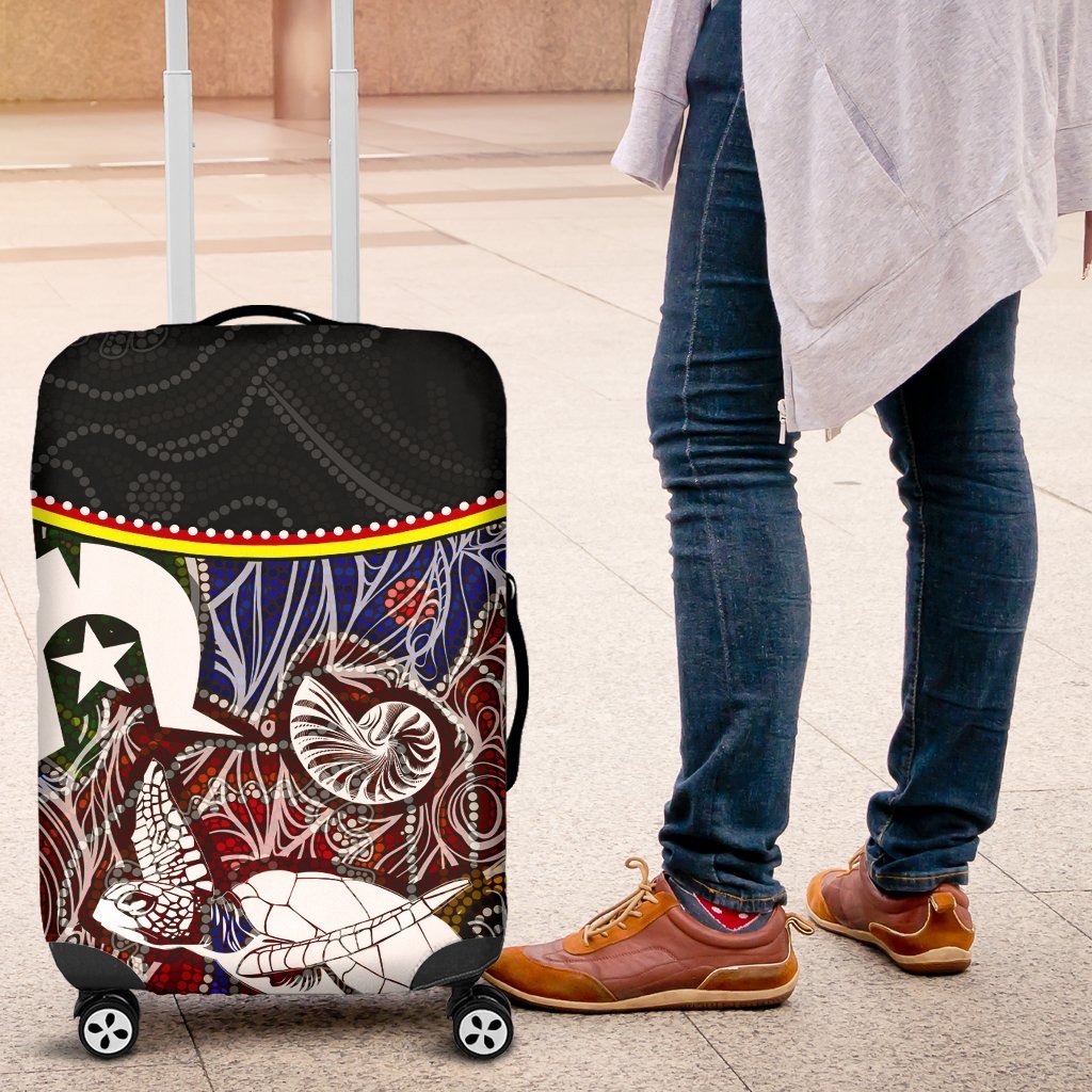 Luggage Covers - Aboriginal Dot In Naidoc Week Style